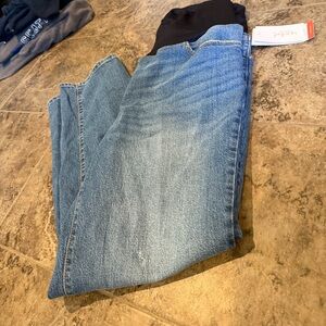 🌭Women's Blue maternity Jeans